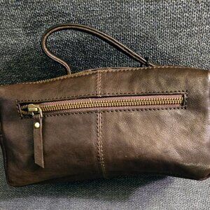 Aaron Leather Goods: Manresa Leather Toiletry Bag